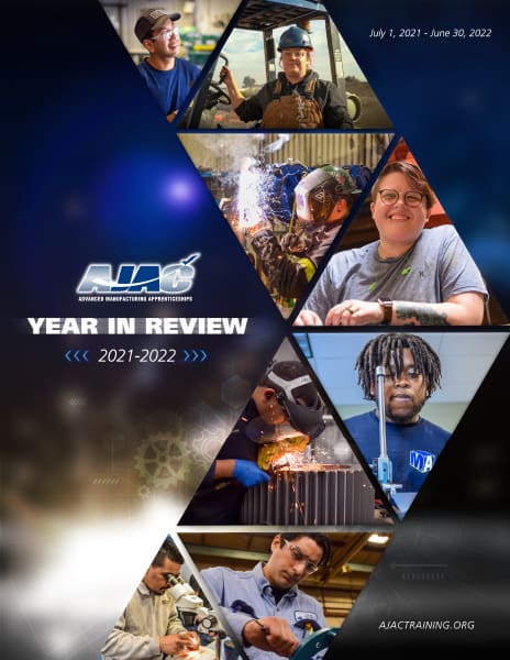 Cover page of AJAC's 2021-2022 Annual Report