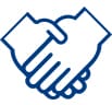 Hands Shaking employer Benefits Icon