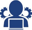 Icon for manufacturing program progress