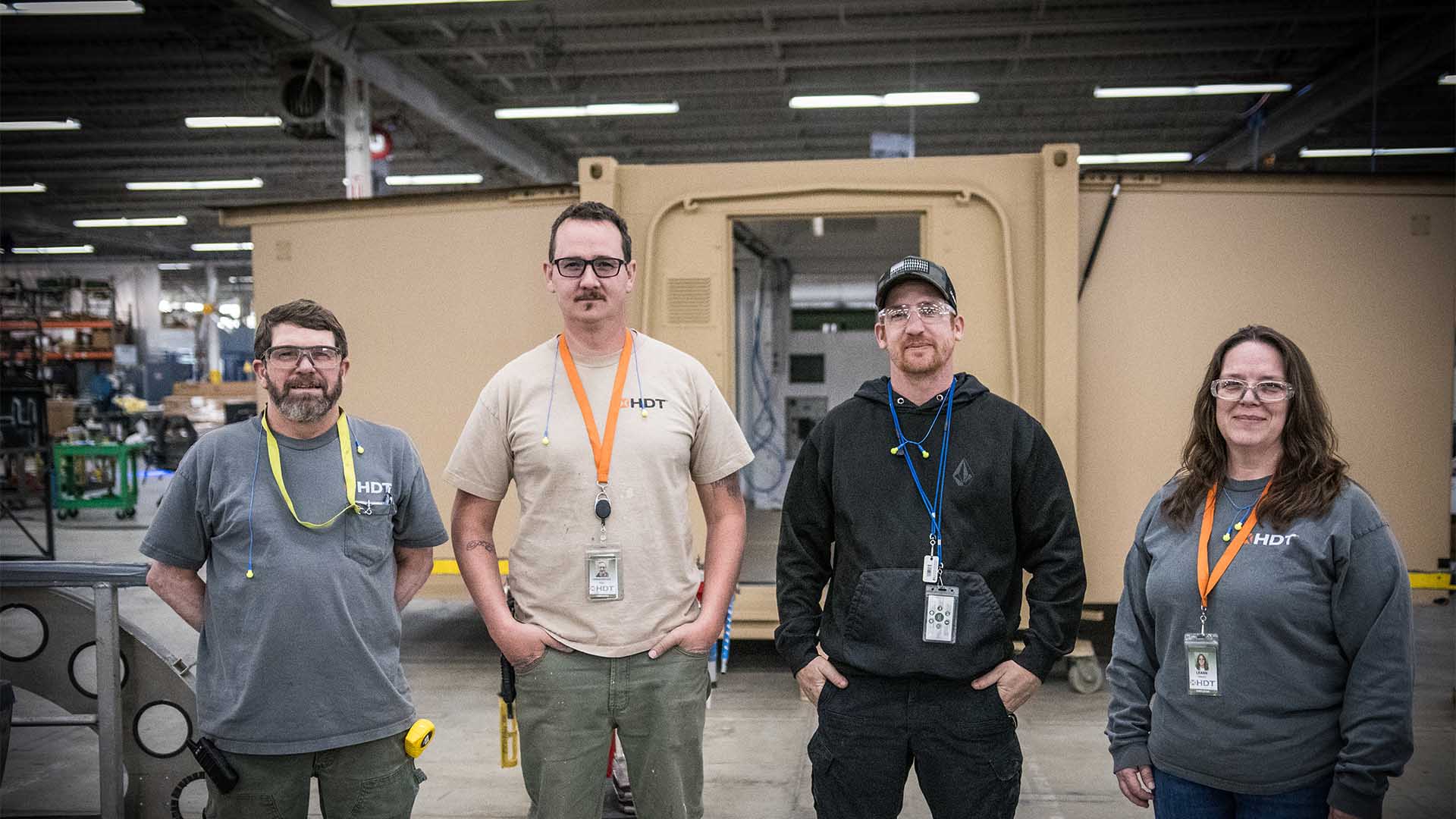 AJAC apprentices in the Operations Specialist program at their job site-HDT Global in Spokane, Washington.