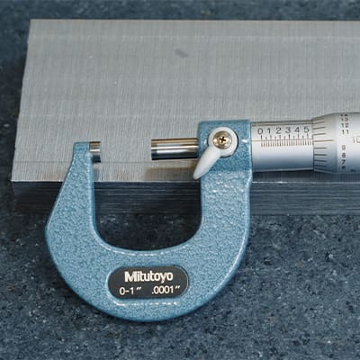 In this video, an instructor from AJAC (Advanced Manufacturing Apprenticeships) walks through the basics of using an outside diameter inch micrometer.