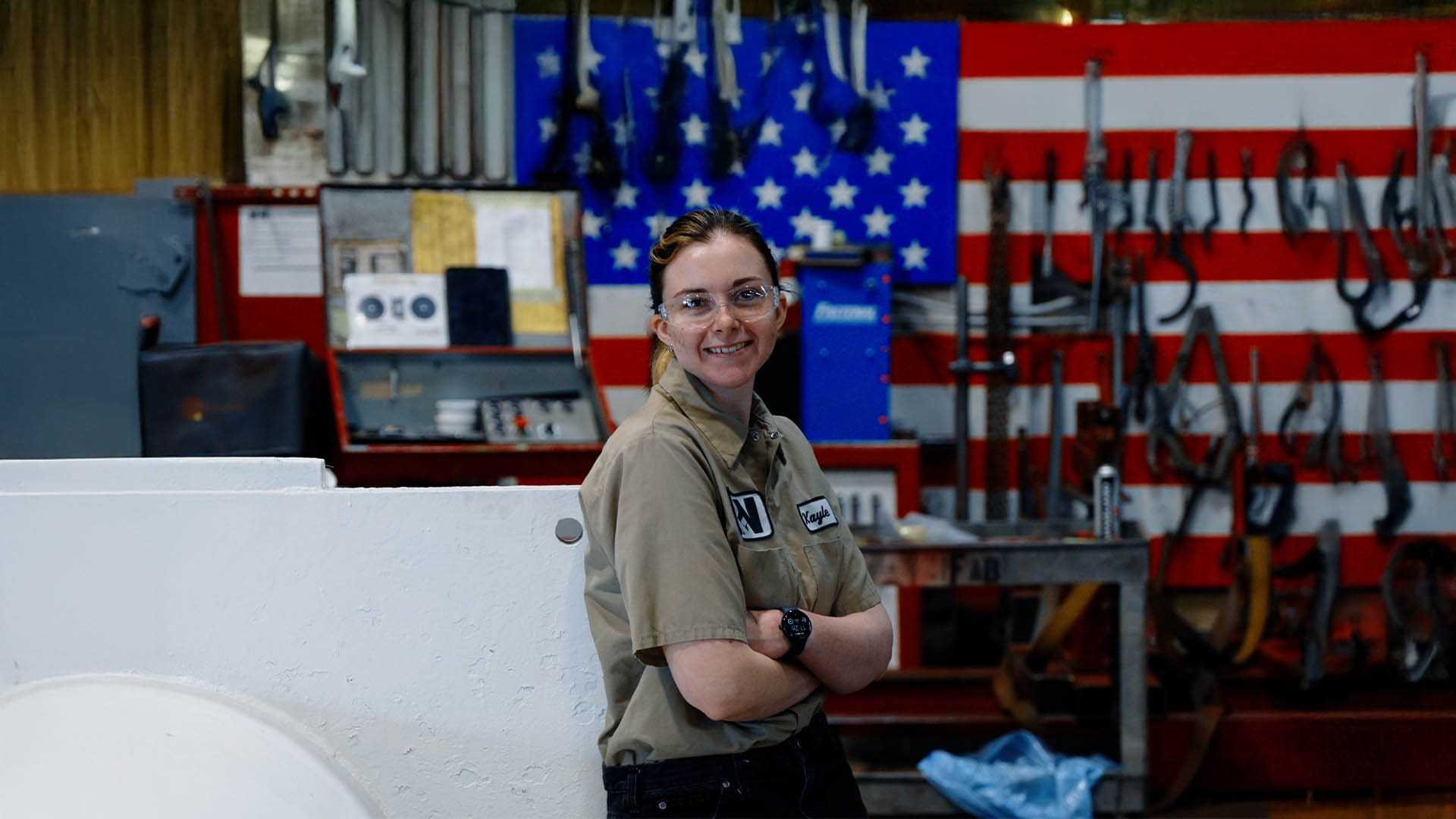 Kayle Arneson completed AJAC's four year machinist apprenticeship through her employer K&N Electric Motors.
